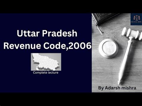 Uttar Pradesh Revenue Code L Up Pcs J Adarsh Mishra