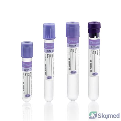 Vacuum Blood Collection Tube Edta K Anti Coagulated Blood Sample From