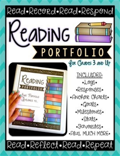 Reading Portfolios For Grades And Up By Create Teach Share Tpt