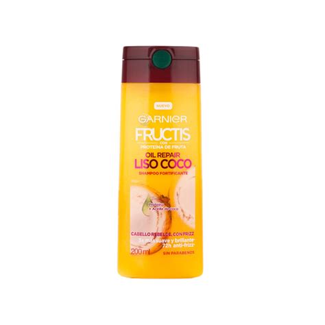 Shampoo Garnier Fructis Oil Repair Liso Coco X Ml Casa Florian