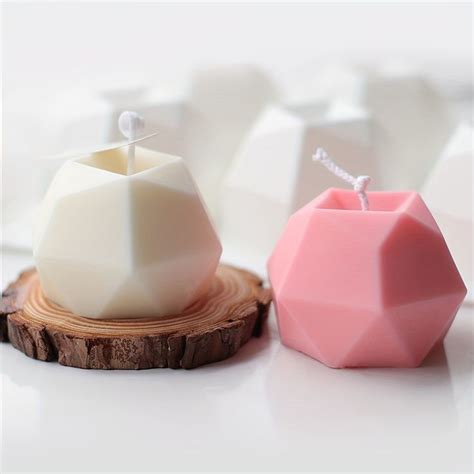 3d Polygonal Irregular Diy Candle Aromatherapy Mold Gypsum Expanded