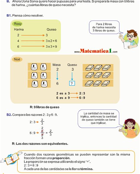 Razones Y Proporciones Geom Tricas Ejemplos Resueltos Pdf