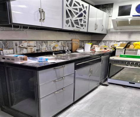 Aluminium Modular Kitchen Finished Products Mecca For Alumetal Works