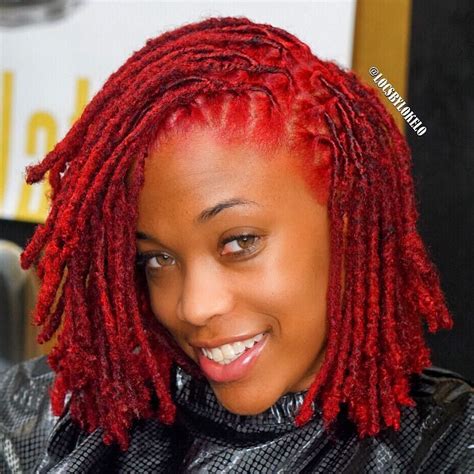 Pin By Locd Andloaded On Colorful Locs Short Locs Hairstyles Faux Locs Hairstyles Dreadlock