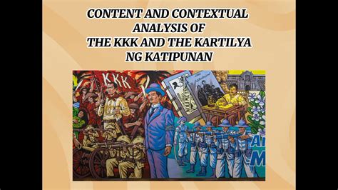 Content And Contextual Analysis Of The Kkk And The Kartilya Ng