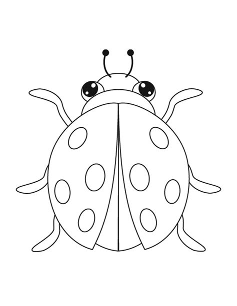 Desenho Da Joaninha Para Colorir - 10