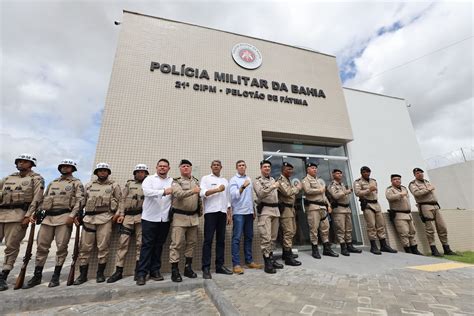 Delegado Da Policia Militar - Jerônimo entrega delegacia e novo pelotão da Polícia Militar em Fátima