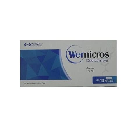 Wernicros 75 mg 10 Cápsulas Farmacia San Juditas