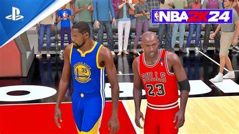 Nba 2k24 Ps5 4k Gameplay 97 98 Chicago Bulls Vs 16 17 Golden State