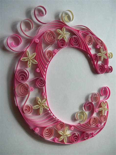 Paper Quilled C Quilling Designs Paper Quilling Designs Paper