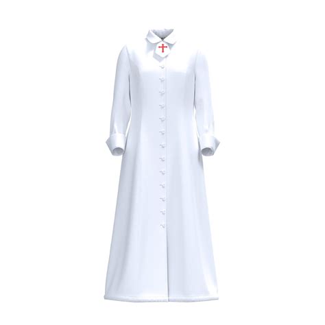 Graceart Women Clergy Cassock Robe For Church Cross Pastor Robes Priest