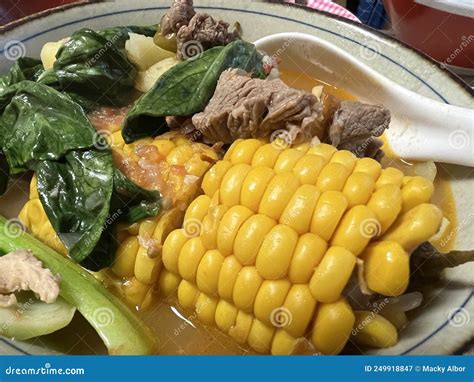 Nilagang Baka A Filipino Boiled Beef Soup Stock Image Image Of