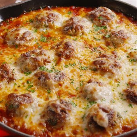 Chicken Parm Meatball Skillet Artofit