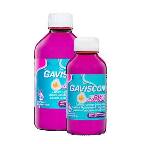 Buy Gaviscon Dual Action Heartburn And Indigestion Relief Liquid Mixed