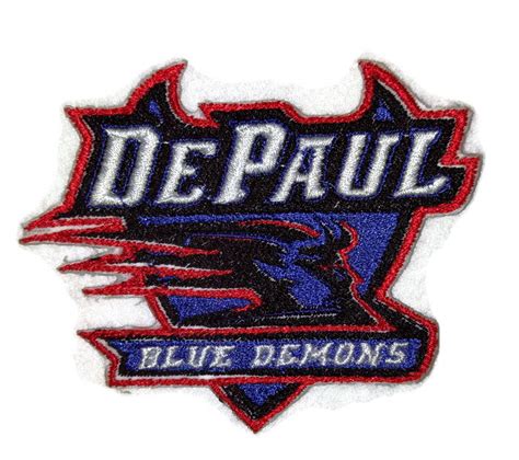 Depaul Blue Demons Logo Iron On Patch - Beyond Vision Mall