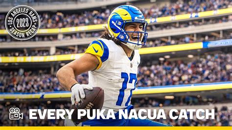 Every Catch From Puka Nacuas Record Breaking Season Youtube