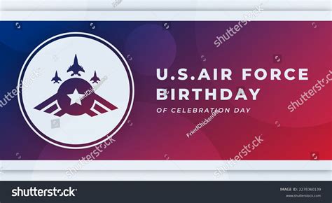 U.S. Air Force Birthday Celebration Vector - Royalty Free Stock Vector ...