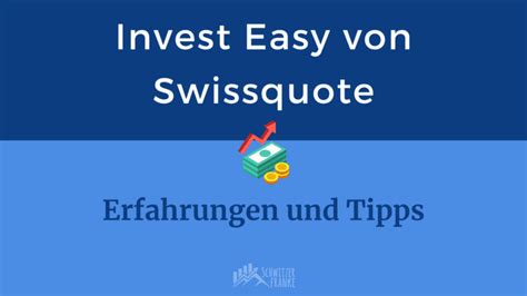 Swissquote Invest Easy Erfahrungen Wichtige Kritik