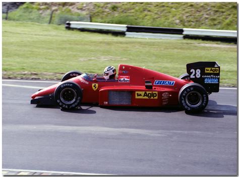 Stefan Johansson Ferrari F1 86 F1 1986 British GP Brands Flickr