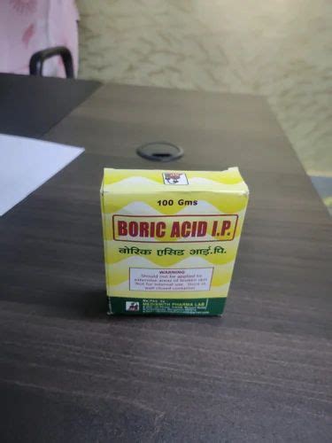 Boric Acid 20 Gm Boric Acid Ip Powder Manufacturer From Bengaluru