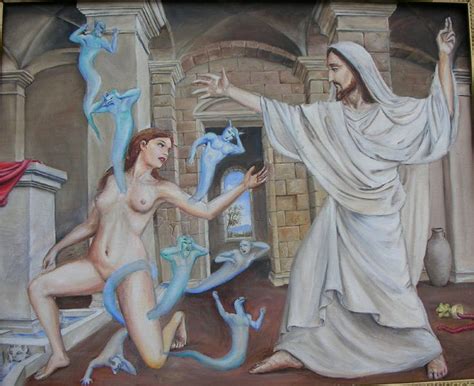 Expulsion Of Demons By Dashinvaine On Deviantart Mary Magdalene Old