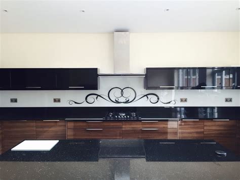 Swirls Glass Kitchen Splashbacks By Creoglass Design London Uk View