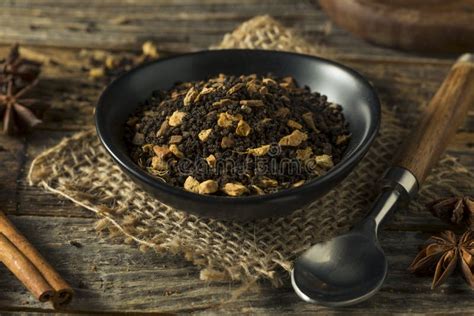 Raw Dry Organic Chai Tea Stock Photo Image Of Nutmeg 105075352