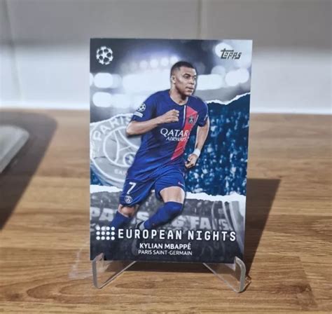 TOPPS UEFA CLUB Competitions Flagship 2023 24 Kylian Mbappe PSG