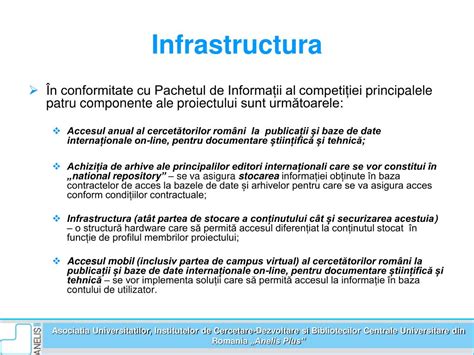 PPT Proiectul ANELIS privind accesul la literatura științifică