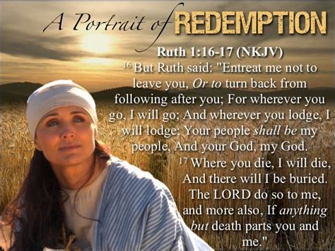 Ruth, A Portrait of Redemption