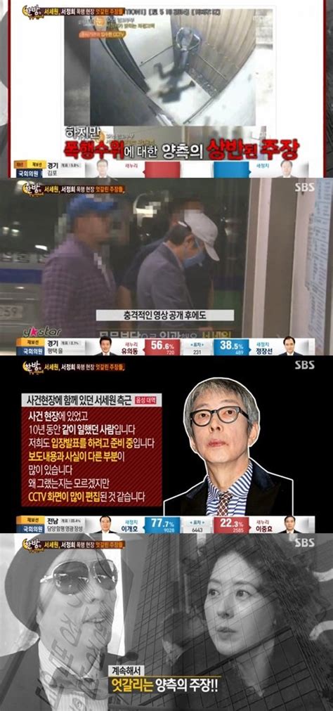 서세원 측근 서정희 폭행 Cctv 많이 편집됐다 주장한밤 네이트 연예