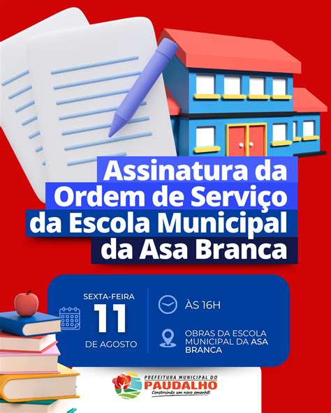 Prefeitura Do Paudalho Assina Ordem De Servi O Para Obras Em Nova