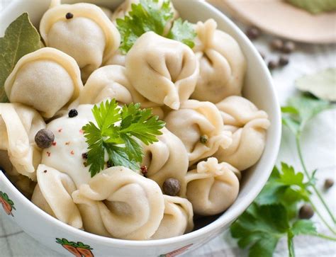 Пісні пельмені з грибами