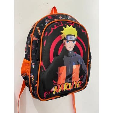 Mochila Escolar Bolsa Akatsuki Naruto Anime Preta Costas Shopee Brasil