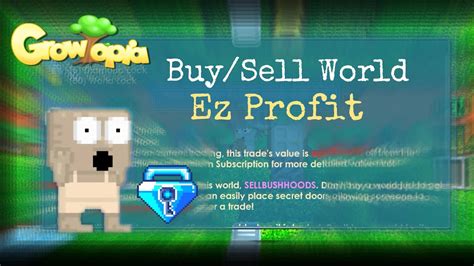 Buy Sell Profitable Trading World Low Budget Growtopia Indonesia