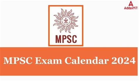 MPSC Exam Calendar 2024 Out Check Post Wise Exam Schedule Here