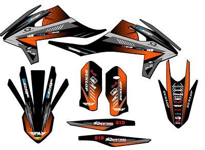 2020 2023 XCF W SURGE Black Senge Graphics Kit Compatible With KTM EBay