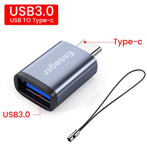 Essager Otg Usb To Type C Adapter Converter Fast Charging A