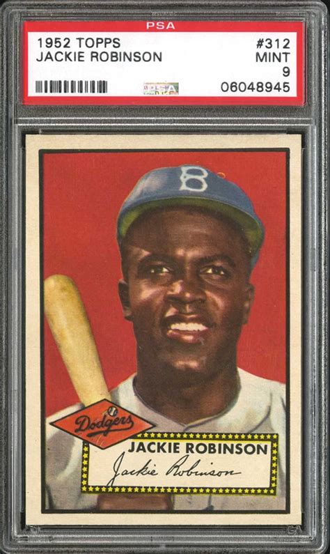 √ Jackie Robinson Signed Baseball Card