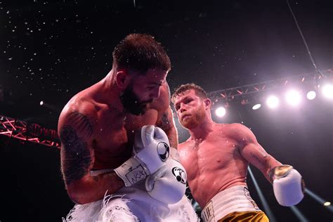 WATCH: Canelo Alvarez KOs Caleb Plant, becomes undisputed champion