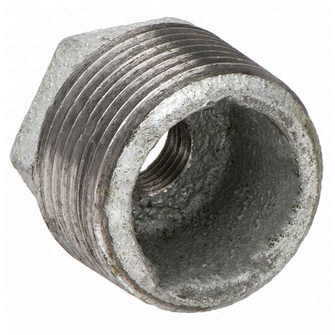 Anvil Galvanized Malleable Iron Hex Bushing 1 X 34 Pipe Size Mnpt