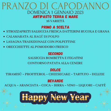 Pranzo Di Capodanno Tuttobuono Crispiano