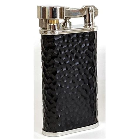 Pipe Lighter Chacom Tsubota Hammered Black Haddocks Pipeshop