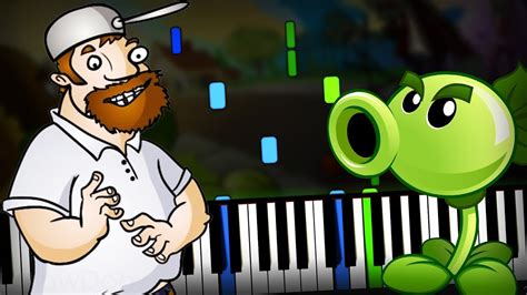 Plants Vs Zombies PvZ IntroOpening OST Theme Song Piano