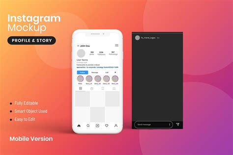 Instagram Template Mockup