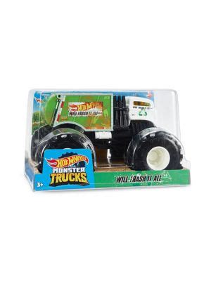 Hot Wheels Monster Trucks Will Trash It All 1 24 Scale Vehicle On SALE Saks OFF 5TH