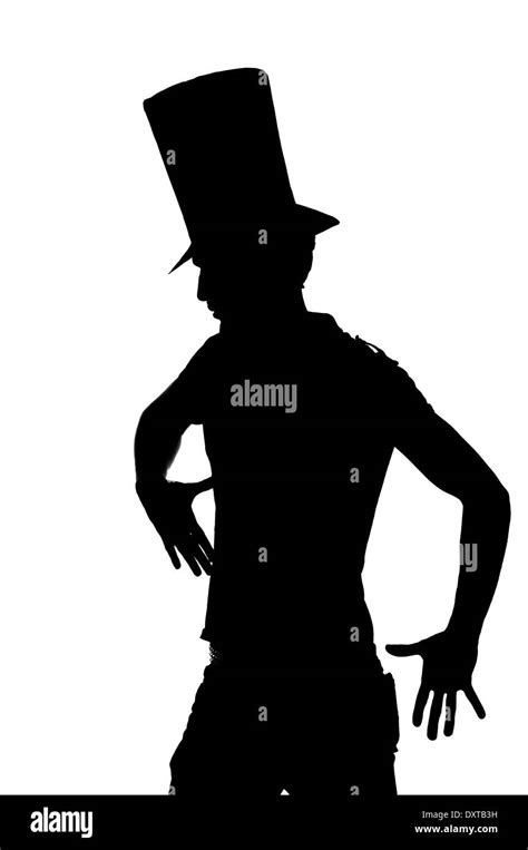 Sombrero De Silueta De Hombre Im Genes De Stock En Blanco Y Negro Alamy