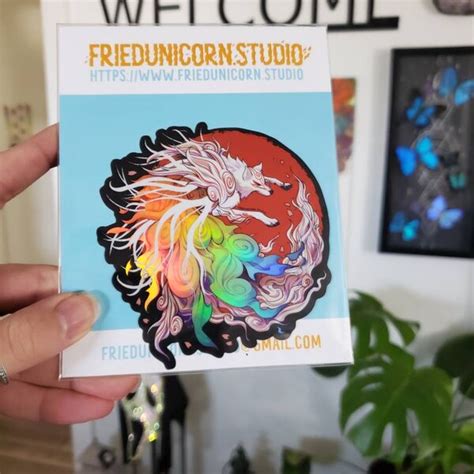 Okami Shiranui Sticker Solar Flare Sunset Extra Large 35 In X 37 In