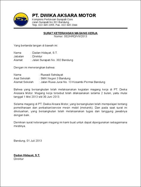 Contoh Surat Keterangan Tidak Tamat Sekolah Surat Keterangan Desain