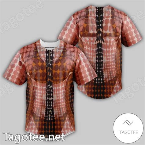 Bad Bunny Sheer Bikini Print Top Baseball Jersey Tagotee